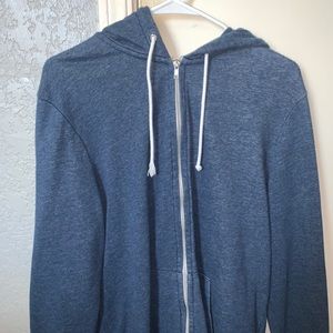 H&M Blue zip up hoodie